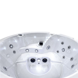 Usine prix rond acrylique thermales extérieures bain à remous spa - Product Image 3