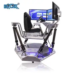 Factory price most attractive city VR 3 Screen car driving racing game simulator