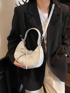 Bolso de hombro de gran capacidad con nuevo diseño, bolso de mano con lazo para mujer, nuevo bolso cruzado personalizado a la moda - Product Image 2