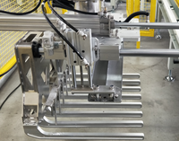 Palettiseur semi-automatique à colonne rotative haute vitesse pour boîtes en carton ondulé et sacs