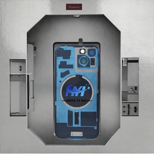 Pour iPhone boîtier arrière couvercle de batterie de téléphone portable cadre moyen et remplacement d'assemblage de châssis avec conception de barre - Product Image 3