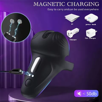 Penisring-Vibrator für Männer Kabelloser Hodenstimulator Fernbedienung Eichel-Massagegerät Masturbator Sexspielzeug 18+ Hergestellt in Festland-China