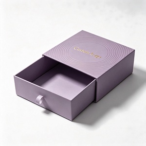Boîte cadeau rigide en carton ivoire de haute qualité, style tiroir, impression couleur, pour bonbons et chocolats, idéale pour les marques de boutiques. - Product Image 2