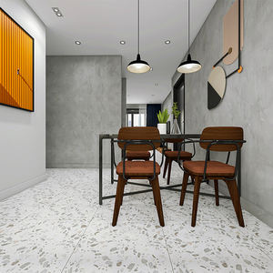 Chinesische Fabrik Maßgefertigte Bodenbeläge Preiswerte Innen-Terrazzo-Porzellanfliesen Matte Oberfläche Boden-Terrazzo-Keramikfliesen 600x600 - Product Image 2