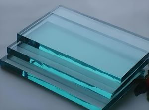 Vetro temperato solido trasparente galleggiante a ferro basso piatto curvo porta doccia decorazione per illuminazione industriale strumento - Product Image 5