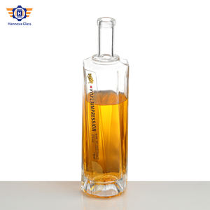 <strong>Best</strong> Selling 700ml 750ml Hot Stamped Liquor Spirits Bottle New Products with Cork Sealing and square Glass <strong>Whiskey</strong> <strong>Decanter</strong> - Product Image 6