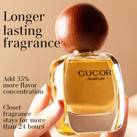 GUCOR 030 True Self 30ml Mini Eau de Parfum Française de Poche pour Femme, Parfum Vert Aromatique Longue Durée, Vaporisateur Écologique