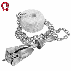 Ancre pliante HLM Marine Hardware en acier inoxydable 316, compacte et portable pour yacht, <span class=keywords><strong>bateau</strong></span>, rangement - Product Image 6