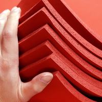 Plaques de mousse en caoutchouc silicone résistantes aux hautes températures, tapis, coussin, matériaux d'isolation, sur mesure 1000*1000*1mm
