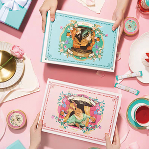 Boîte à couvercle et base rigides de qualité alimentaire avec impression dorée, emballage en carton premium pour macarons, pâtisseries, cadeaux de boulangerie - Product Image 3