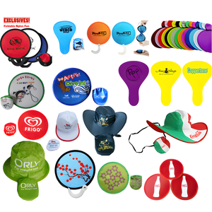 Disque volant personnalisé avec logo imprimé, ventilateur pliable rond en nylon avec pochette pour cadeau promotionnel - Product Image 6