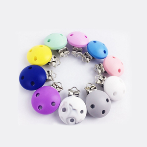 Ours en peluche Forme <span class=keywords><strong>Tetine</strong></span> Silicone Selectionnable <span class=keywords><strong>Dentition</strong></span> Jarretelles Clip Les clips en silicone - Product Image 2