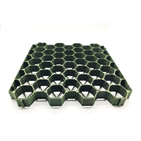Vente en gros de grilles de gazon paysager en nid d'abeille de 500 mm * 500 mm vert/vert foncé/noir pour jardin pour l'Australie