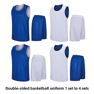 Divisa da Basket Professionale con Design Stampato in Sublimazione, Personalizzabile, Traspirante, 100% Reversibile, per Allenamento - Product Image 3