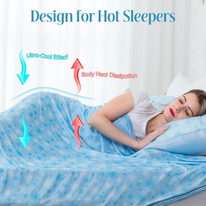 Manta Refrigerante para Personas Calurosas, Suave y Ligera, Manta Fría <span class=keywords><strong>de</strong></span> Verano para Sudores Nocturnos, Perfecta para Cama, Sofá - Product Image 4