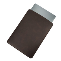 Sac imperméable en cuir PU pour ordinateur portable, housse de protection pour ordinateur portable