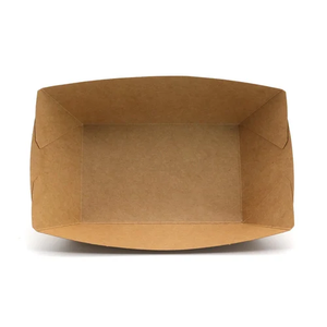 Barquettes jetables en carton kraft avec revêtement PLA pour la restauration rapide et les snacks - Product Image 5