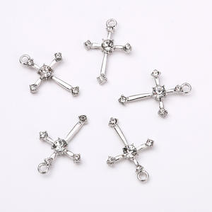 สร้อยข้อมือแบบไขว้ทำจากโลหะผสมแบบเรียบง่ายจี้เพทายคุณภาพสูงเครื่องประดับแบบทำมือเครื่องประดับจากโรงงานขายส่ง - Product Image 2