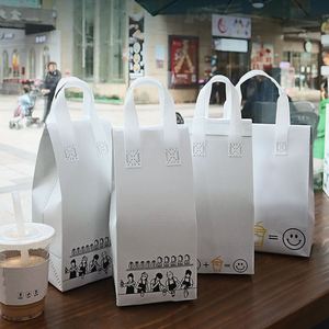 Sac isotherme personnalisé en non-tissé avec logo, en aluminium, étanche, pour café à emporter, repas, aliments, boissons, emballage à emporter - Product Image 6