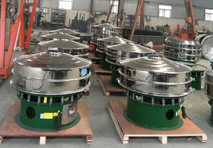 Tamis vibrant rotatif automatique Dahan tout en acier inoxydable 304 pour céréales, farine et poudre - Product Image 2