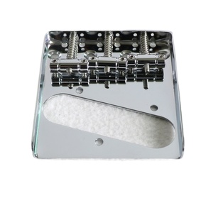 Proveedor Mayorista de Fábrica: Puente de <span class=keywords><strong>Guitarra</strong></span> Eléctrica de Alta Calidad, Tipo Saddle, de Latón Vintage, de 3 Púas, para Zurdos, Color Cromo - Product Image 3