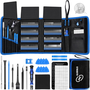 Juego de Herramientas de Reparación de Teléfonos Móviles y Portátiles 142 en 1, Bolsa de Lona, Juego de Puntas de <span class=keywords><strong>Destornillador</strong></span>, Kit de Desmontaje Multiusos - Product Image 1