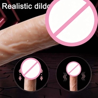 Medizinischer, umweltfreundlicher, latexfreier Silikon-Teleskop-Massager, wiederaufladbar, IPX7 wasserdicht, leise, leistungsstark, stoßend, für Erwachsene