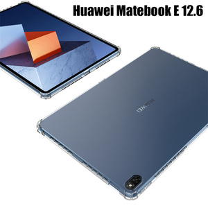 Funda de silicona a prueba de golpes para <span class=keywords><strong>Huawei</strong></span> <span class=keywords><strong>MateBook</strong></span> <span class=keywords><strong>E</strong></span> 12,6 2022 DRC-W58, transparente, TPU suave, 4 esquinas, funda protectora de airbag - Product Image 2