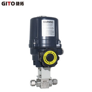 Válvula de Bola Eléctrica de Alta Presión GITO, Diseño Recto de Acero Inoxidable Forjado para Agua, Gas y Aceite - Personalización OEM - Product Image 4
