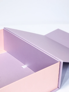 Boîte en carton pliable de luxe, emballage cadeau argenté, boîtes rigides en papier magnétique avec couvercle pour vêtements - Product Image 5