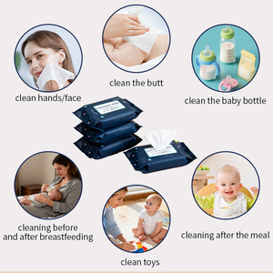 Lingettes nettoyantes pour le <span class=keywords><strong>corps</strong></span>, soins pour adultes, douche jetable, lavage complet, <span class=keywords><strong>bio</strong></span>, rafraîchissantes, taille 20 pièces - Product Image 4
