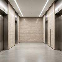 Grande dalle de marbre élégante à motif bois neutre, polie, design moderne pour salles à manger familiales, boutiques et bureaux