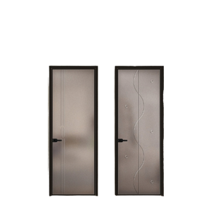 Modern Commercial Aluminum Fire Metal Frame Finished Swing <strong>Door</strong> Design for Houses Interior Waterproof Latest Flush <strong>Door</strong> Design - Product Image 1