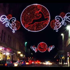 ไฟตกแต่ง LED ลาย 2 มิติ สำหรับติดตั้งบริเวณท่าเรือสำราญ งานเทศกาลคริสต์มาส ถนนข้ามทาง วันหยุด และพื้นที่ริมน้ำ - Product Image 1