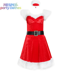 HESPER Nuevo Disfraz de Navidad de Personaje de TV y Cine, Cómodo, de Satén y Cuero, Disfraz Sexy para Mujer - Product Image 2