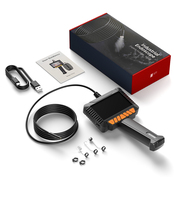 Caméra endoscopique industrielle automobile HD avec écran 4,3 pouces, éclairage LED, indice de protection IP67, pour inspection des cavités murales