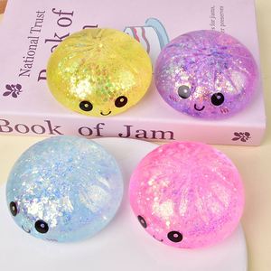Maltose Dumpling Squishy Glitter Steamed Bun Baozi Mystery Box Colorful Stress Balls <b>Fidget</b> Sensory Toy Anti Stress Squeeze Toy - Product Image 6