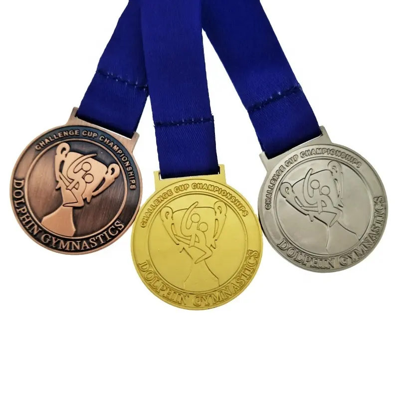 Médaille de football et trophée bon marché, tasses de Sport, trophée de Sport, Souvenir en métal émaillé, médaille de Marathon, médaille personnalisée, Bronze, cadeau Europe