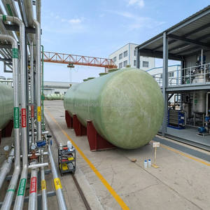 Tanque de Almacenamiento Resistente a Ácidos y Álcalis para Plantas Químicas Industriales, Recipiente de GRP/FRP para Líquidos Corrosivos - Product Image 1