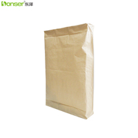 Sacs à valve personnalisés 20kg 25kg, prix de gros usine, sacs tissés en PP pour emballage d'adhésif pour carrelage, mastic, poudre, mortier, calfeutrage