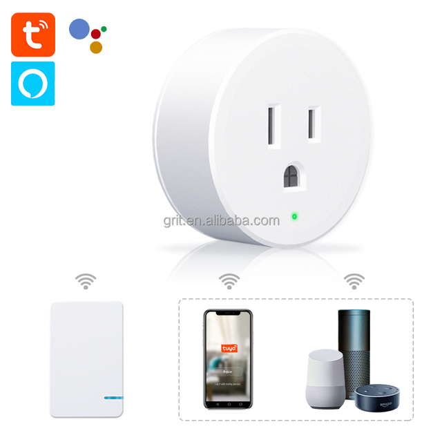 UL Certified 1500W 15A US Plug 100-300FT Wireless Range Smart 2.4G WiFi Outlet Alexa Google Home Integration Smart Life Voice
