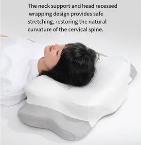 Midishi WJ-2086 Vlindervormige Traagschuim Neksteun Kussen Ergonomisch Bed Kussens Comfortabel Lichaam Pijn Verlichting Slaap - Product Image 5