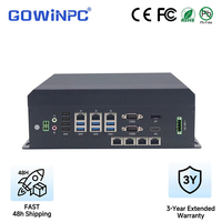 PC industriel GPWINPC SCADA I5-6400 i7-7600 i7-8700 i7-9700 i9-9900K 2 ports LAN 6 ports COM Windows 11/Ubuntu Contrôle à distance 32 Go de RAM