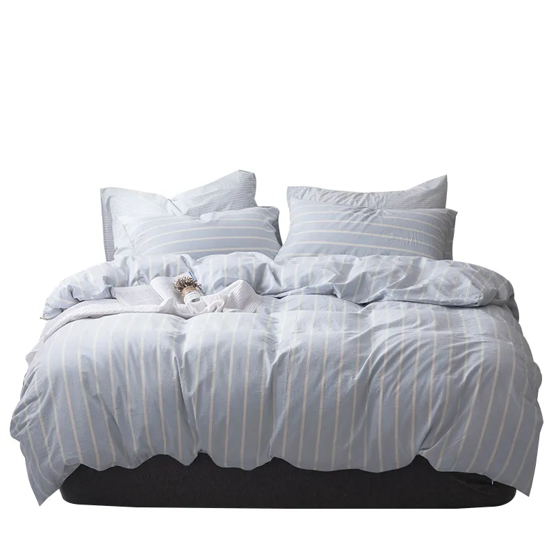 बुना टेकनीक संयुक्त राज्य अमेरिका एकल बिस्तर कवर बिस्तर शीट राजा आकार ग्रेड 100% कपास सामग्री बिस्तर रजाई कवर सेट