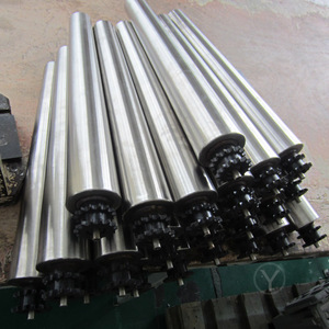 Sürücü çelik konik makaralı tek diş dişli sebze endüstrisi için makaralı konveyör çin'de yapılan - Product Image 4