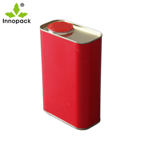1L 2L 4L 5L Boîte Métallique Rectangulaire Avec Lithographie Personnalisée pour Produits Chimiques Diluants Emballage de Peinture à l'Huile - Product Image 1