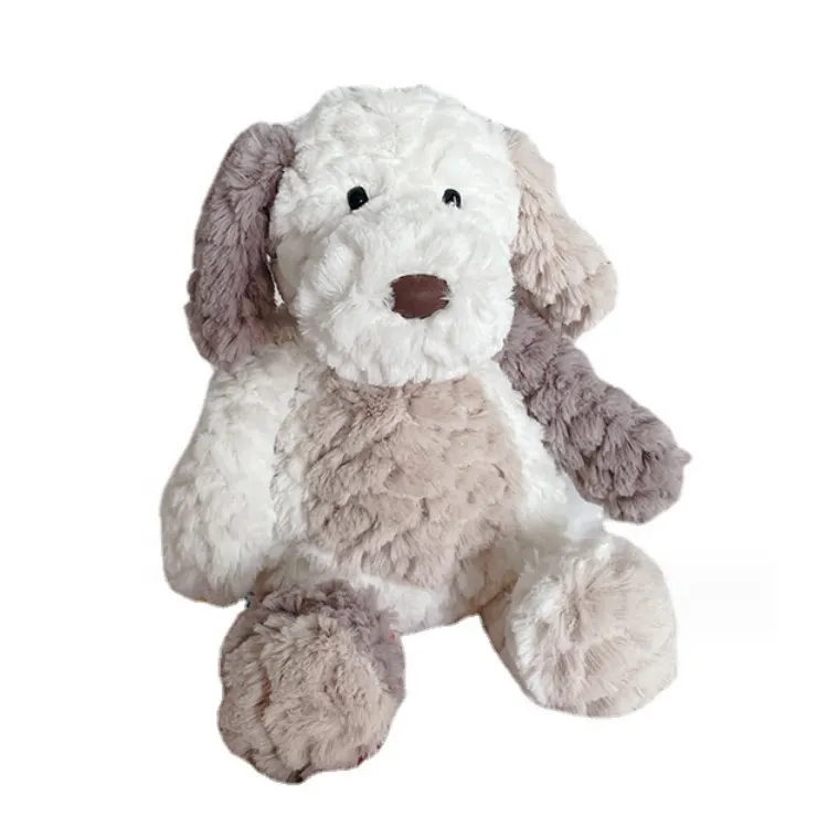 Yenidoğan bebek yumuşak toysgift özelleştirilmiş yüksek kalite sevimli köpek peluş oyuncak hayvan dolması peluş 0 ay bebek için
