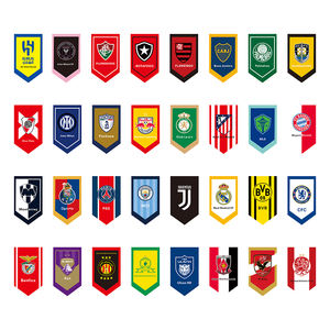 कस्टम पेनेटेंट ध्वज अनुकूलन योग्य डबल पक्षीय टीम स्वैप फ्लैग पॉलिएस्टर फांसी बैनर फुटबॉल टीम पेनेनेंट - Product Image 6