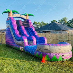 20 ans personnaliser 4 voies <span class=keywords><strong>toboggan</strong></span> gonflable avec <span class=keywords><strong>piscine</strong></span> pour adultes ou enfants - Product Image 2