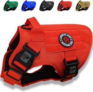 Échantillon gratuit Vente d'usine Gilet de harnais pour chien confortable et réglable de haute qualité Harnais tactique en nylon solide pour chien - Product Image 4